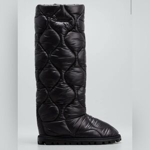Miu Miu Tall Quilted Padded Boot $1798